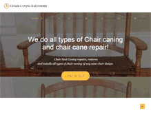 Tablet Screenshot of chaircaningbaltimore.com